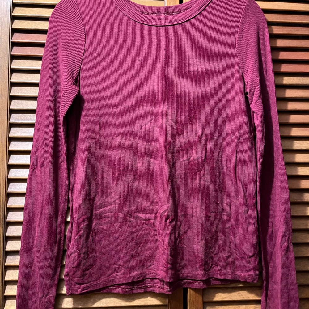 SO Pink Fitted Long Sleeve T-Shirt
